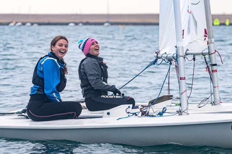 Happy sailors in the UKLA Noble Marine ILCA Autumn Qualifier - photo © Georgie Altham