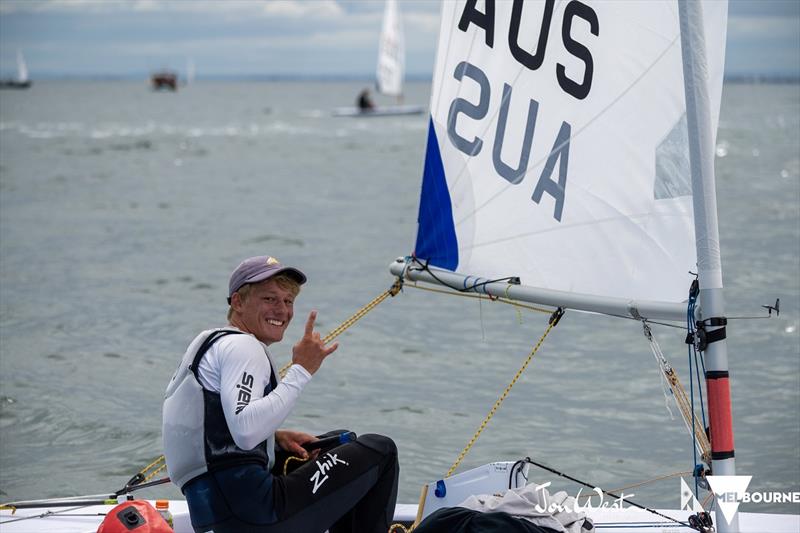 Michael Compton photo copyright Jon West taken at Australian Sailing and featuring the ILCA 6 class