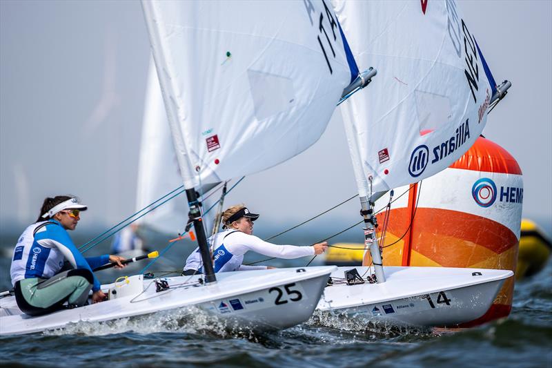 Hempel World Cup Series - Allianz Regatta in Medemblik day 2 photo copyright Sander van der Borch / Allianz Regatta taken at Regatta Center Medemblik and featuring the ILCA 6 class