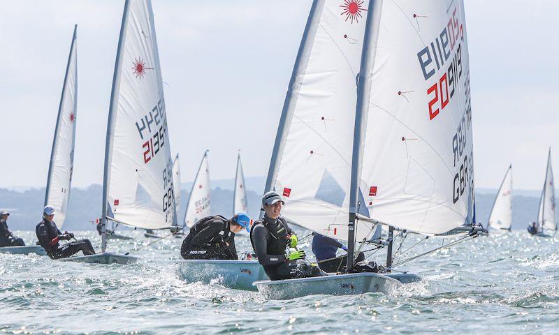 Tom Mitchell wins the ILCA6 50th Anniversary Regatta at Stokes Bay photo copyright Georgie Altham / www.facebook.com/galthamphotography taken at Stokes Bay Sailing Club and featuring the ILCA 6 class