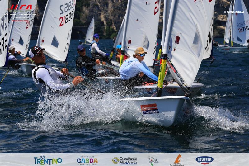 2021 ILCA 6 Youth Worlds at Lake Garda day 4 photo copyright Elena Giolai / www.elenagiolai.com taken at Circolo Vela Arco and featuring the ILCA 6 class