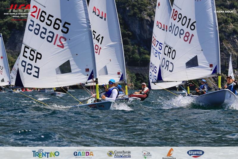 2021 ILCA 6 Youth Worlds at Lake Garda day 4 photo copyright Elena Giolai / www.elenagiolai.com taken at Circolo Vela Arco and featuring the ILCA 6 class