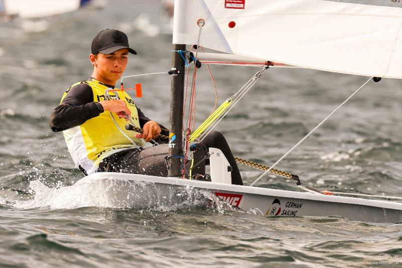 Ole Schweckendiek from Kiel is in a class of his own in the ILCA 6 class photo copyright ChristianBeeck.de taken at Kieler Yacht Club and featuring the ILCA 6 class