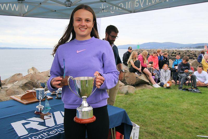 Ellen Barbour wins Female Youth category at the RYA Northern Ireland Youth Championships - photo © Simon McIlwaine