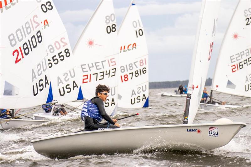2021 U.S. Youth Sailing Championship - Day 1 photo copyright Matt Flanagan McCotter taken at  and featuring the ILCA 6 class