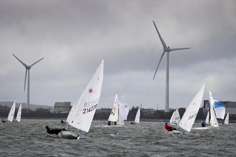 Investwise Irish Sailing Youth Nationals on Cork Harbour day 1 photo copyright David Branigan / Oceansport taken at Royal Cork Yacht Club and featuring the ILCA 6 class