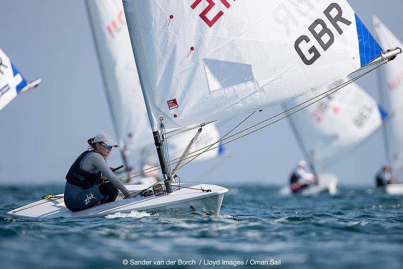 ILCA 6 World Championships in Oman day 2 photo copyright Sander van der Borch / Lloyd Images / Oman Sail taken at  and featuring the ILCA 6 class