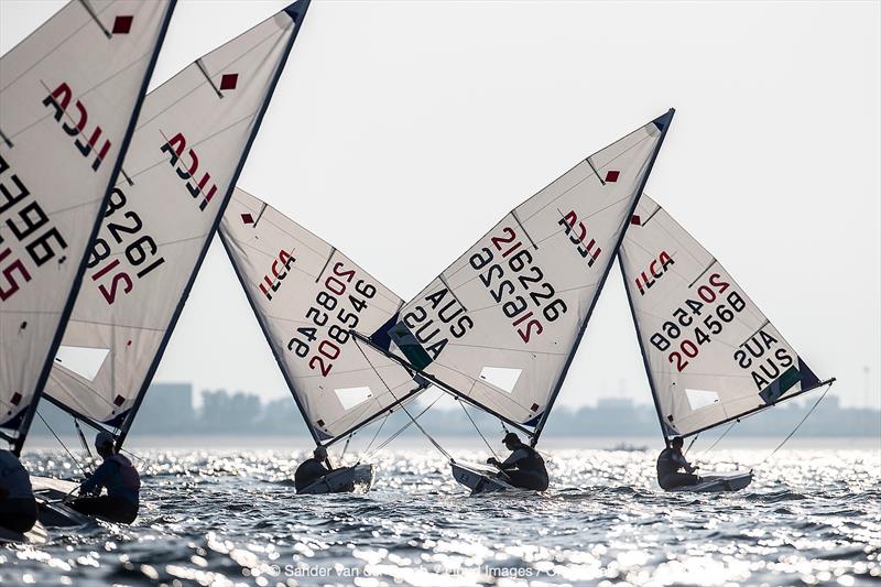 2021 ILCA 6 World Championships photo copyright Sander van der Borch / Lloyd Images / Oman Sail taken at  and featuring the ILCA 6 class