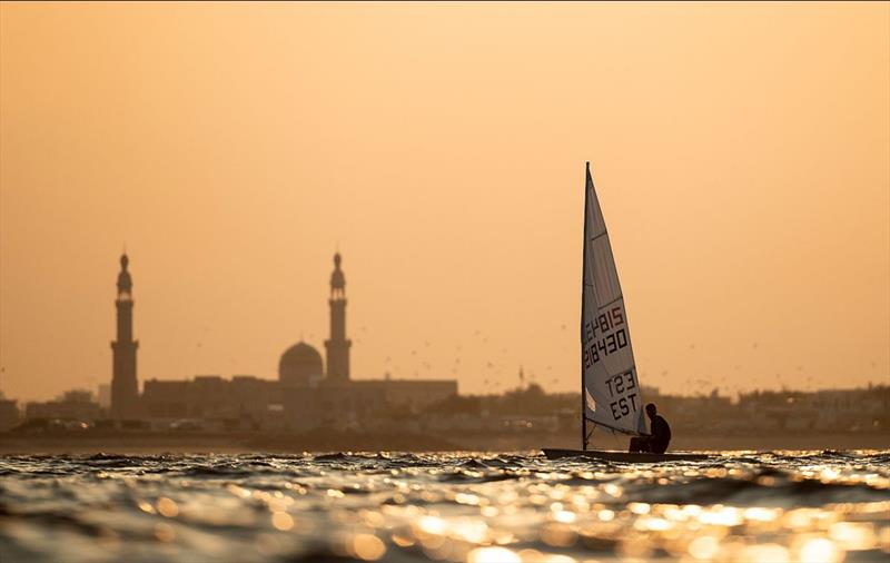 ILCA 6 World Championships in Oman day 3 photo copyright Sander van der Borch / Lloyd Images / Oman Sail taken at  and featuring the ILCA 6 class