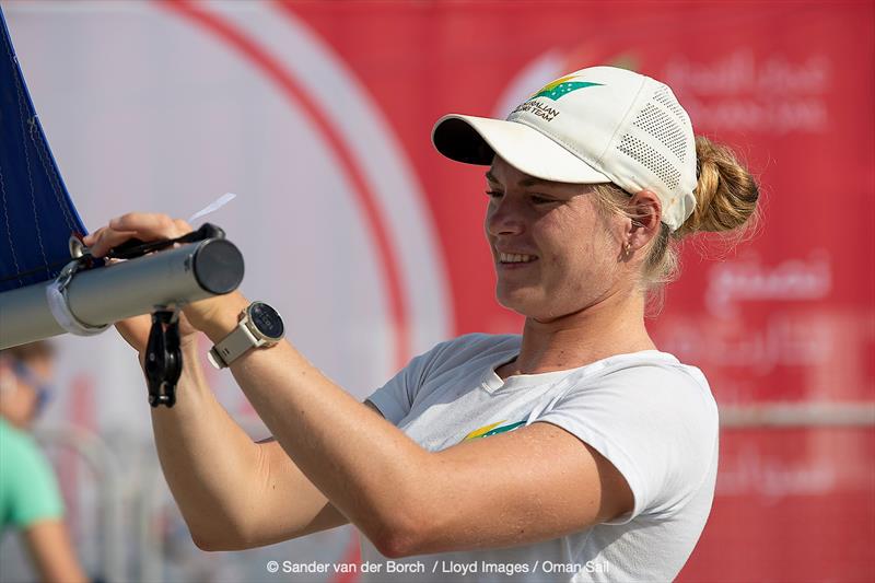 Mara Stransky - ILCA 6 World Championships in Oman day 4 - photo © Sander van der Borch / Lloyd Images / Oman Sail