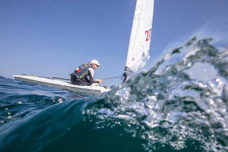 2021 ILCA 6 World Championships in Oman day 4 photo copyright Sander van der Borch / Lloyd Images / Oman Sail taken at  and featuring the ILCA 6 class