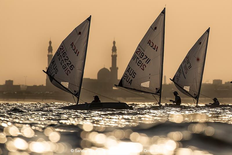 2021 ILCA 6 World Championships in Oman day 5 photo copyright Sander van der Borch / Lloyd Images / Oman Sail taken at  and featuring the ILCA 6 class