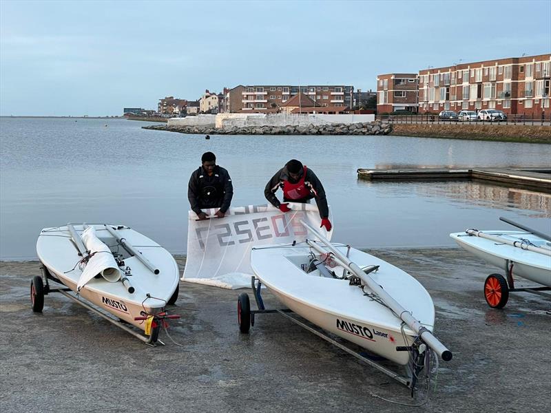 ILCA training at West Kirby photo copyright Jon Holt taken at West Kirby Sailing Club and featuring the ILCA 6 class