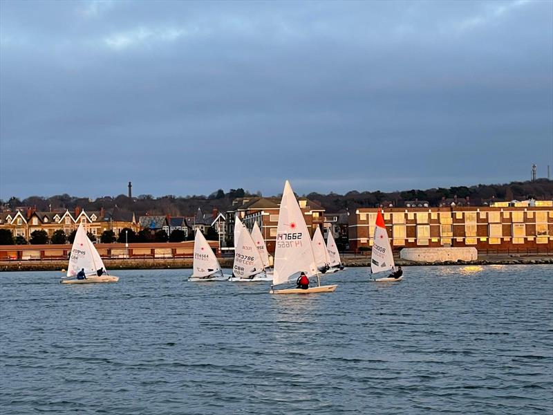 ILCA training at West Kirby photo copyright Jon Holt taken at West Kirby Sailing Club and featuring the ILCA 6 class