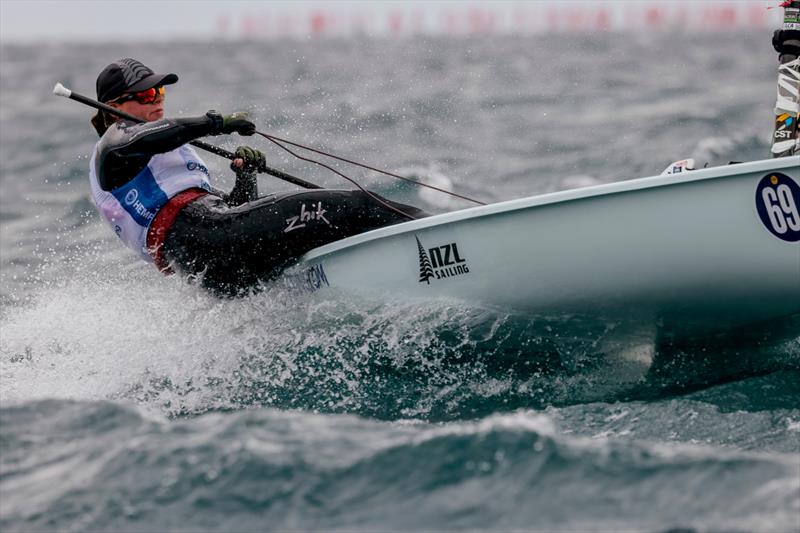 Olivia Christie - Womens ILCA 6 (NZL ) - Trofeo Princesa Sofia - Mallorca - April 2022 photo copyright Sailing Energy taken at Real Club Náutico de Palma and featuring the ILCA 6 class