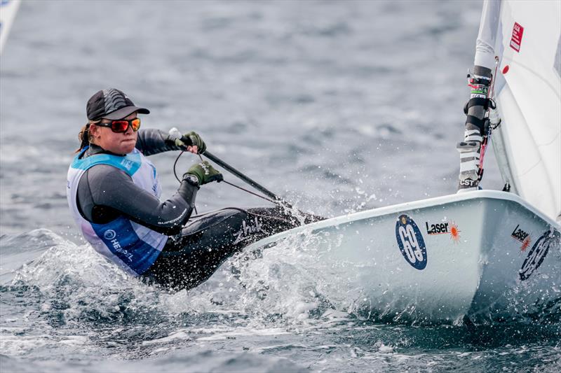 Olivia Christie - Womens ILCA 6 (NZL ) - Trofeo Princesa Sofia - Mallorca - April 2022 photo copyright Sailing Energy taken at Real Club Náutico de Palma and featuring the ILCA 6 class