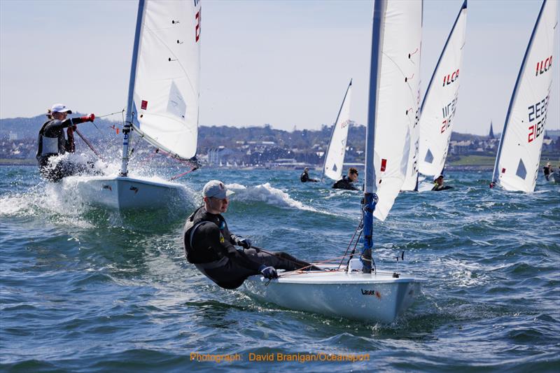 189211 Jonathan O'Shaughnessy (Royal Cork Yacht Club) in the ILCA 6 class during the Irish Sailing Youth Nationals 2022 photo copyright David Branigan / Oceansport taken at Ballyholme Yacht Club and featuring the ILCA 6 class