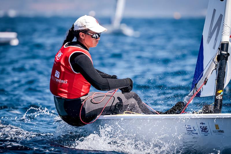 ILCA 6 - Day 2 - 53rd Semaine Olympique Francais, Hyeres - April 2022 - photo © Sailing Energy / FFVOILE