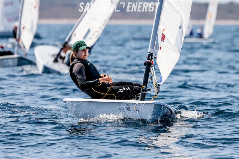 Casey Imeneo - French Olympic Week 2022 photo copyright Sailing Energy taken at  and featuring the ILCA 6 class