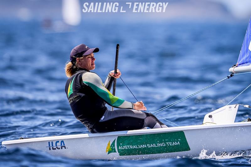 Mara Stransky - French Olympic Week Hyères photo copyright Sailing Energy taken at  and featuring the ILCA 6 class