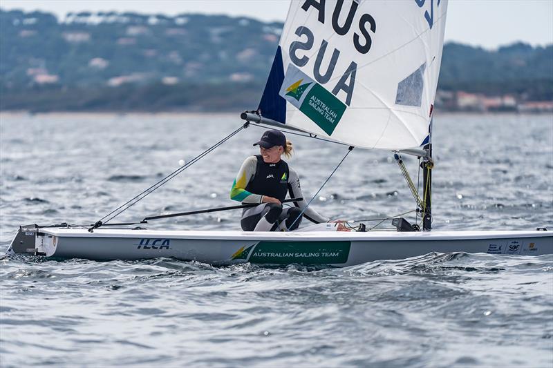 Mara Stransky (ILCA 6) competing at French Olympic Week Hyères - photo © Beau Outteridge / Australian Sailing Team