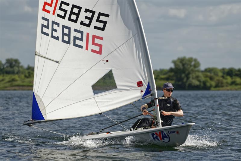 Tim Evans of Grafham Water SC won the Cambridgeshire Youth League event at Grafham Water - photo © Paul Sanwell / OPP