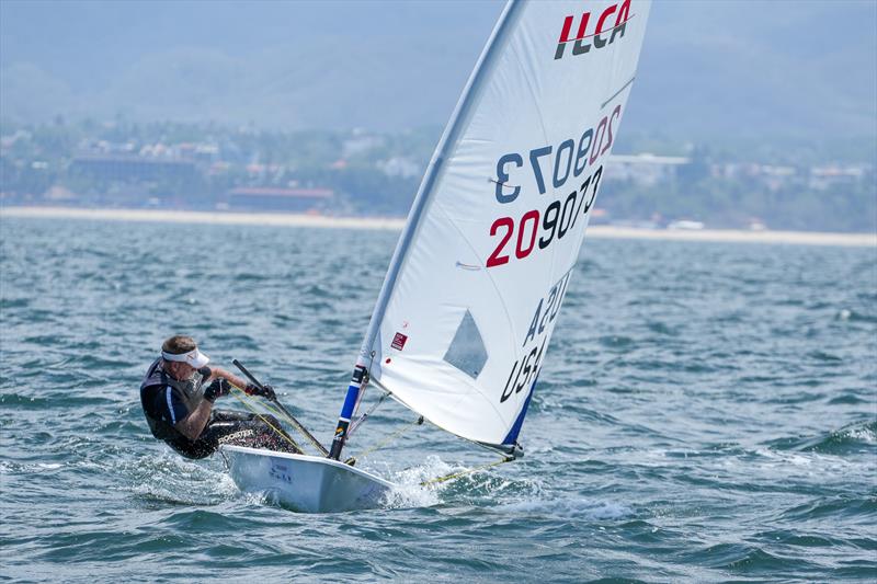 ILCA 6 Masters Worlds in Mexico day 2 photo copyright John Pounder / www.jldigitalmedia.net taken at Vallarta Yacht Club and featuring the ILCA 6 class