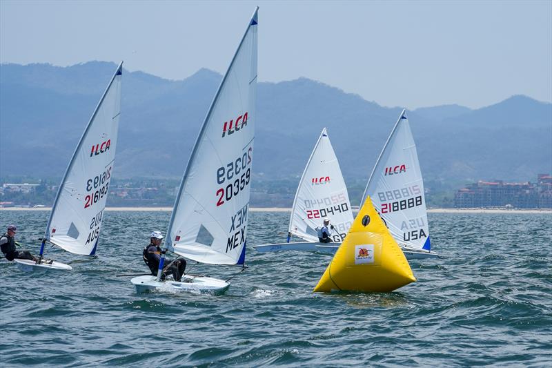 ILCA 6 Masters Worlds in Mexico day 2 photo copyright John Pounder / www.jldigitalmedia.net taken at Vallarta Yacht Club and featuring the ILCA 6 class