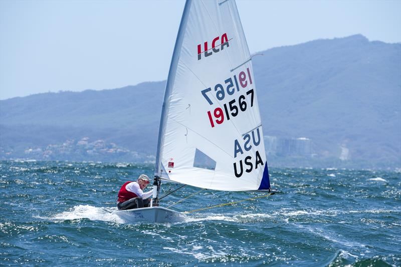 ILCA 6 Masters Worlds in Mexico day 3 photo copyright John Pounder / www.jldigitalmedia.net taken at Vallarta Yacht Club and featuring the ILCA 6 class