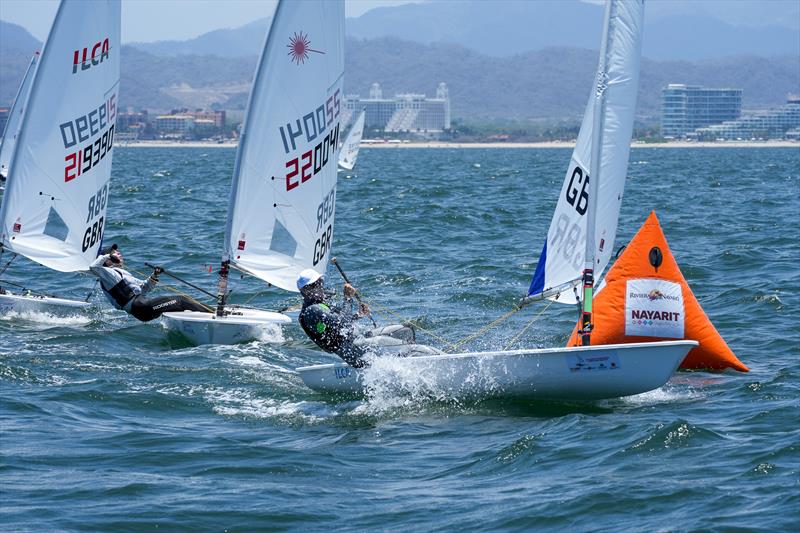 ILCA 6 Masters Worlds in Mexico day 3 photo copyright John Pounder / www.jldigitalmedia.net taken at Vallarta Yacht Club and featuring the ILCA 6 class