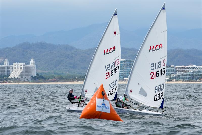 ILCA 6 Masters Worlds in Mexico day 5 photo copyright John Pounder / www.jldigitalmedia.net taken at Vallarta Yacht Club and featuring the ILCA 6 class