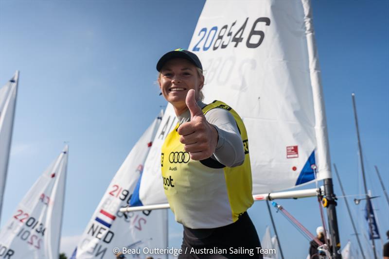 Mara Stransky photo copyright Beau Outteridge taken at Kieler Yacht Club and featuring the ILCA 6 class