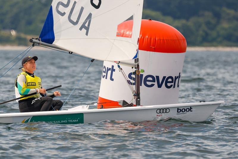 Australia's Mara Stransky had a straight line to the ILCA 6 overall victory at Kiel Week photo copyright ChristianBeeck.de / Kieler Woche taken at Kieler Yacht Club and featuring the ILCA 6 class