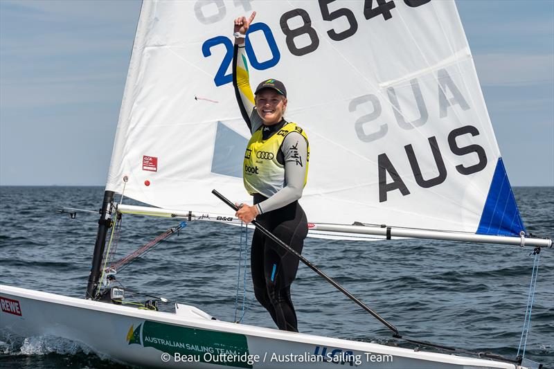 ILCA 6 gold for Australia's Mara Stransky at Kiel Week - photo © Beau Outteridge