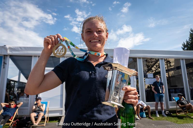 Australia's Mara Stransky had a straight line to the ILCA 6 overall victory at Kiel Week - photo © Beau Outteridge