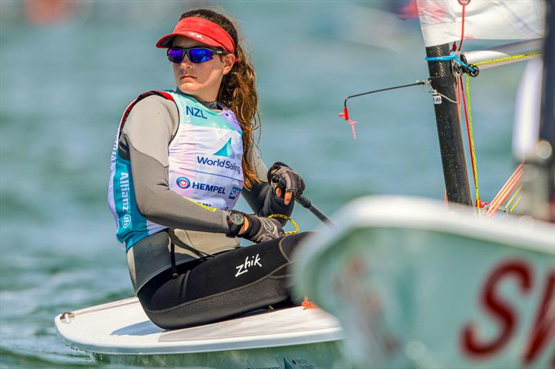 Teaghan Denney (NZL) (ILCA 6) - Allianz Youth World Sailing Championships - Day 2 - The Hague - July 2022 - photo © Sailing Energy / World Sailing