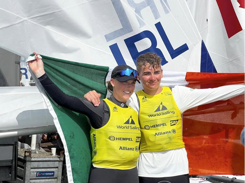 Double Gold for Ireland's sailors at the Allianz Youth World Sailing Championships photo copyright Sailing Energy / World Sailing taken at  and featuring the ILCA 6 class