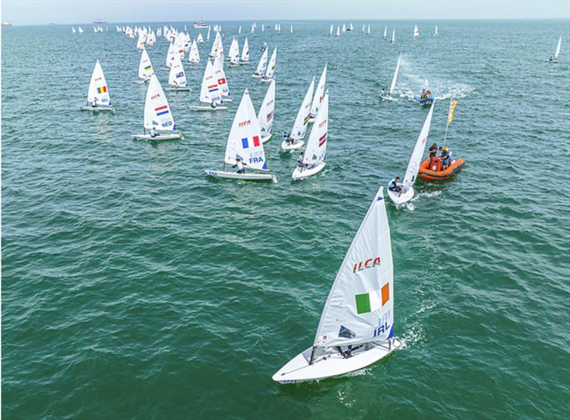 Double Gold for Ireland's sailors at the Allianz Youth World Sailing Championships photo copyright Sailing Energy / World Sailing taken at  and featuring the ILCA 6 class