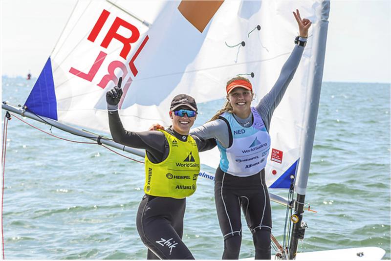 Double Gold for Ireland's sailors at the Allianz Youth World Sailing Championships photo copyright Sailing Energy / World Sailing taken at  and featuring the ILCA 6 class