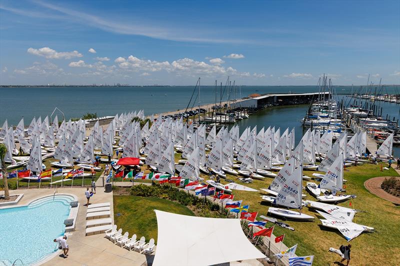 2022 ILCA 6 Youth World Championships photo copyright Eric Andresen taken at Houston Yacht Club and featuring the ILCA 6 class