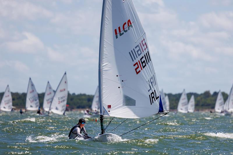 2022 ILCA 6 Youth World Championships photo copyright Eric Andresen taken at Houston Yacht Club and featuring the ILCA 6 class