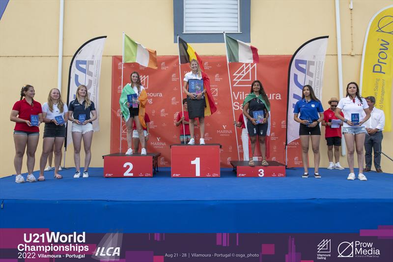 2022 ILCA U21 Worlds at Vilamoura, Portugal prize giving - photo © osga_photo / Joao Costa Ferreira
