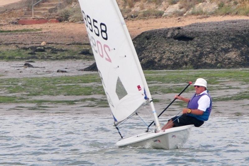 Laser winner Ant Law - Burnham Week 2022 final day photo copyright Alan Hanna taken at Burnham Sailing Club and featuring the ILCA 6 class