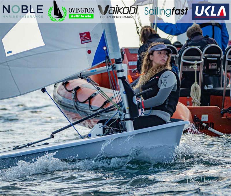 Noble Marine Ovington UKLA Qualifier 5 at Hayling Island photo copyright Peter Hickson taken at Hayling Island Sailing Club and featuring the ILCA 6 class