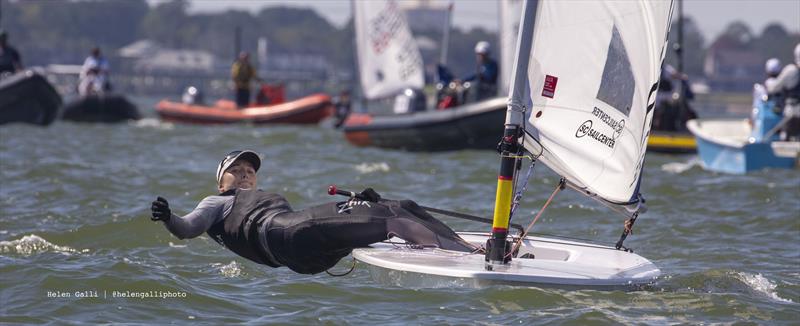 2022 ILCA 6 Women's & Men's World Championships at Kemah, Texas, USA day 4 photo copyright Helen Galli Photography / 2022ilca6.ilca-worlds.org/photos/  taken at Texas Corinthian Yacht Club and featuring the ILCA 6 class