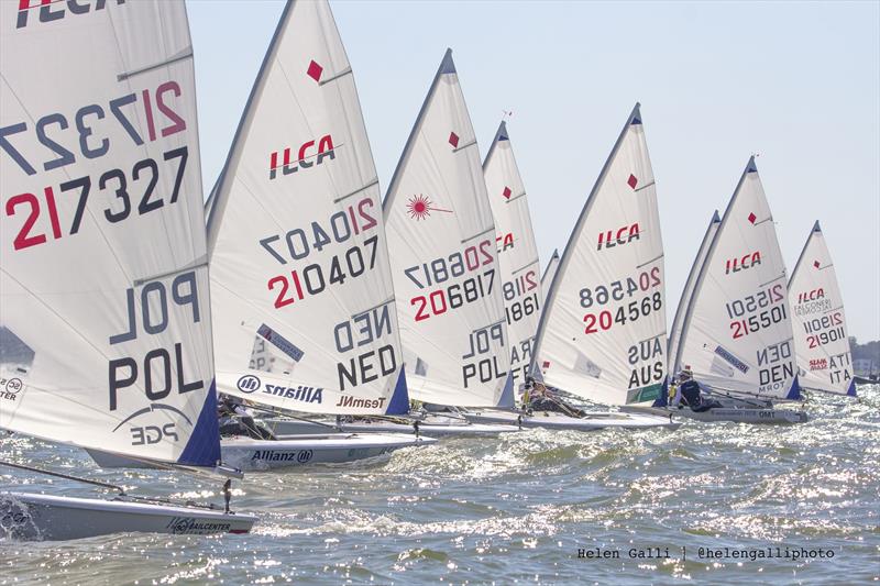 2022 ILCA 6 Women's & Men's World Championships at Kemah, Texas, USA day 4 - photo © Helen Galli Photography / 2022ilca6.ilca-worlds.org/photos/ 