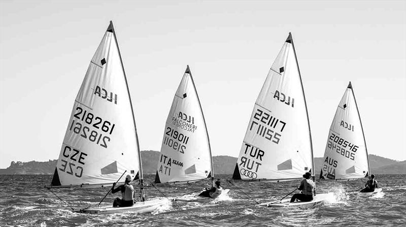 Stransky Leads the Pack - Senior ILCA European Championships 2022 photo copyright Yepa Photography taken at  and featuring the ILCA 6 class