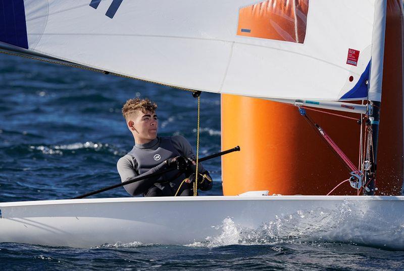 Irelands's Rocco Wright at the ILCA 6 European Championships in Hyères - photo © David Branigan / www.oceansport.ie