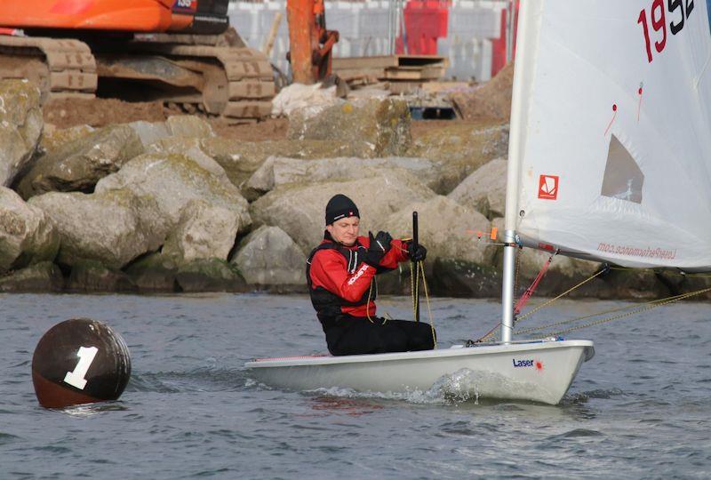 Ioannis Koutsokeras - West Kirby SC Arctic Series day 4 photo copyright Alan Jenkins taken at West Kirby Sailing Club and featuring the ILCA 6 class