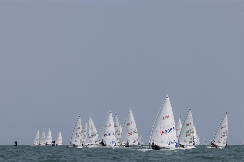 2023 ILCA 6 Masters Worlds Day 1 - photo © Matias Capizzano / www.capizzano.com